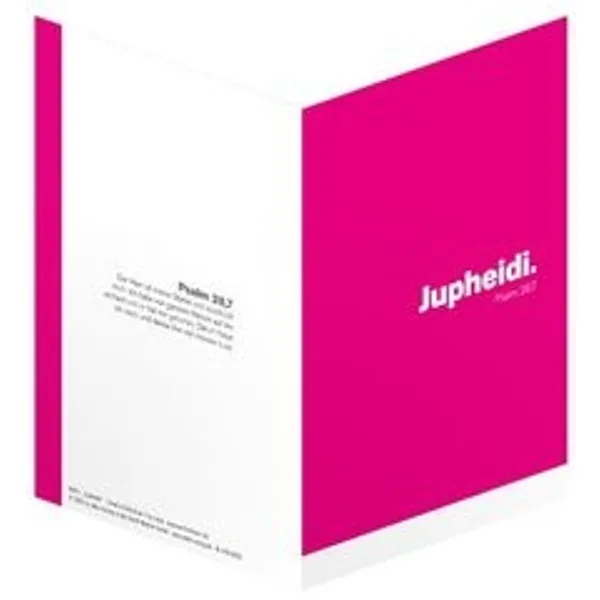 Produktbild des Artikels Faltkarte "Jupheidi" - 5er Serie (Schreibwaren)