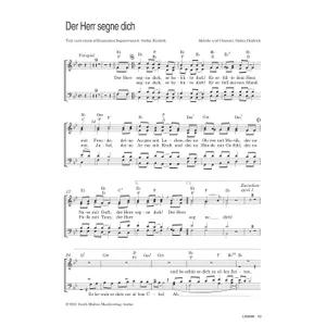 Produktbild des Artikels Der Herr segne dich (Noten - Download)