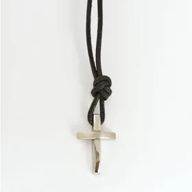 Produktbild des Artikels Kette mit Anhänger "Kreuz" - Edelstahl ()