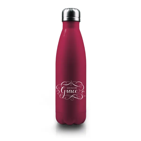 Produktbild des Artikels Isolierflasche "Saved By Grace" - rot ()