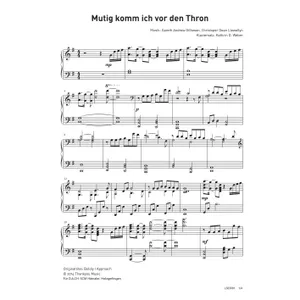 Produktbild des Artikels Mutig komm ich vor den Thron (Noten - Download)