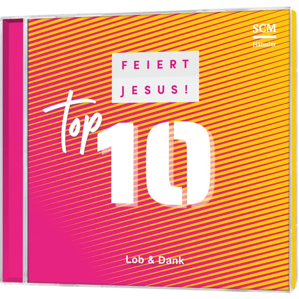 Produktbild des Artikels Feiert Jesus! Top 10 - Lob & Dank (Audio - CD)