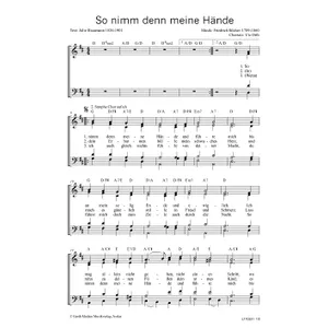 Produktbild des Artikels So nimm denn meine Hände (Noten - Download)