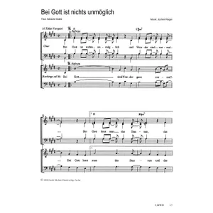 Produktbild des Artikels Bei Gott ist nichts unmöglich (Noten - Download)