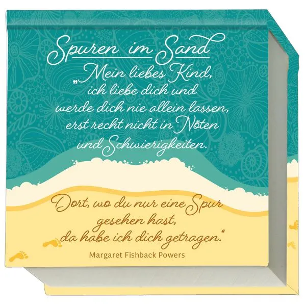 Produktbild des Artikels Notizblock: Spuren im Sand (Schreibwaren)