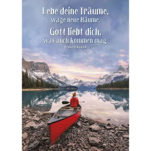 Produktbild des Artikels Postkarten: Lebe deine Träume, 4 Stück (Schreibwaren)