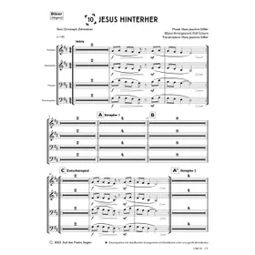 Produktbild des Artikels Jesus hinterher (Bläser) (Noten - Download)