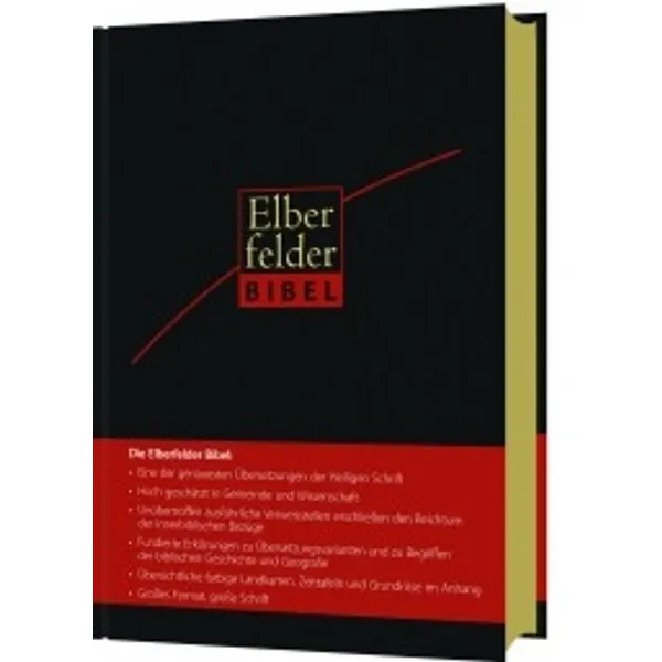 Produktbild des Artikels Elberfelder Bibel - Großausgabe, Leder, Goldschnitt (Bibel - Leder)