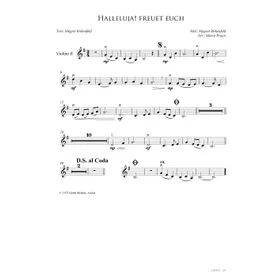 Produktbild des Artikels Halleluja! Freuet euch (Violine 2) (Noten - Download)