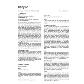 Produktbild des Artikels Babylon (Noten - Download)