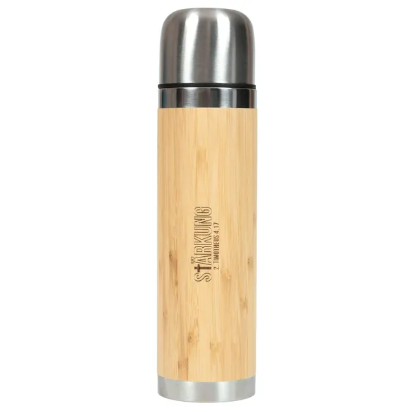 Produktbild des Artikels Thermoflasche aus Bambus ()