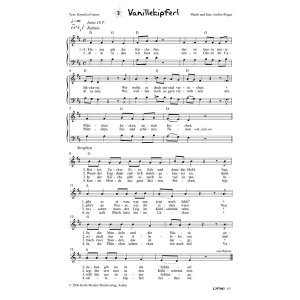 Produktbild des Artikels Vanillekipferl (Noten - Download)