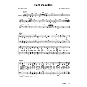 Produktbild des Artikels Halte mein Herz (Noten - Download)