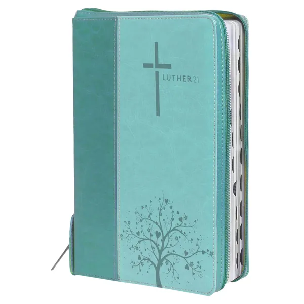 Produktbild des Artikels Luther21 - Taschenausgabe - Kunstleder Blau/Türkis (Bibel - Kunstleder)