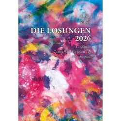 Produktbild des Artikels Losungen 2026 bunt, Geschenkausgabe - Großdruck (Kalender - Kartoniert)
