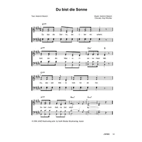 Produktbild des Artikels Du bist die Sonne (Noten - Download)