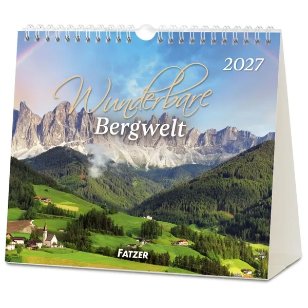 Produktbild des Artikels Wunderbare Bergwelt 2027 - Tischkalender (Kalender - Spiralbindung)