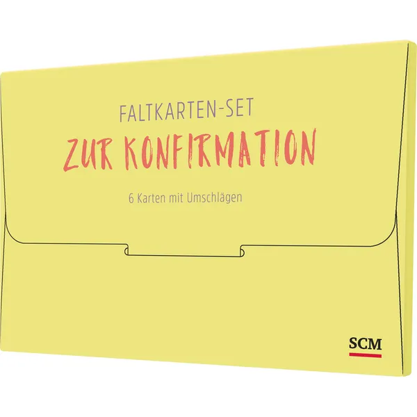 Produktbild des Artikels Faltkarten-Set "Zur Konfirmation" (Schreibwaren)