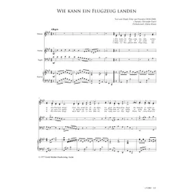 Produktbild des Artikels Wie kann ein Flugzeug landen (Noten - Download)