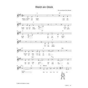 Produktbild des Artikels Welch ein Glück (Noten - Download)
