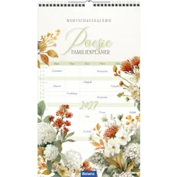 Produktbild des Artikels Wortschatzgalerie Poesie 2027 - Familienplaner (Kalender - Spiralbindung)