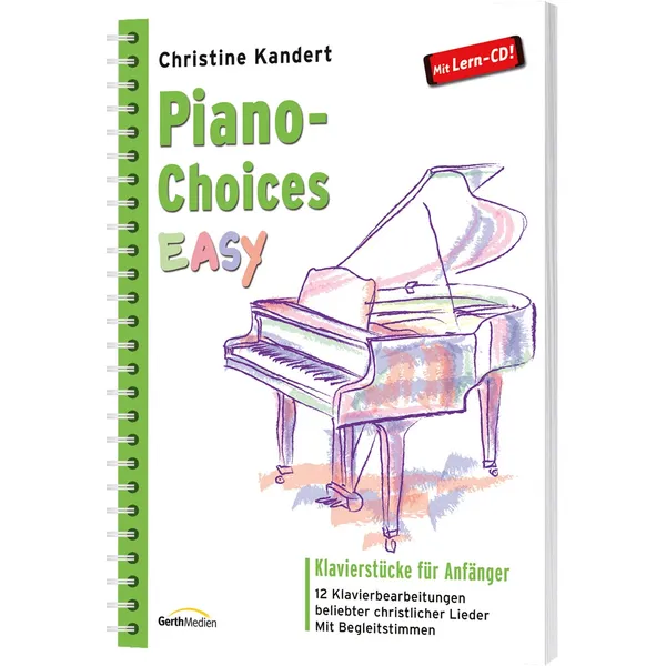 Produktbild des Artikels Piano-Choices EASY (Liederbuch - Spiralbindung)