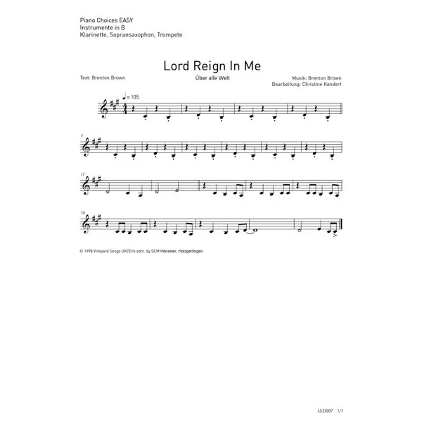 Produktbild des Artikels Über alle Welt (Noten - Download)