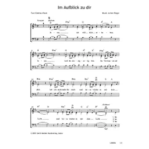 Produktbild des Artikels Im Aufblick zu dir (Noten - Download)