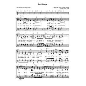 Produktbild des Artikels Der Einzige (Noten - Download)