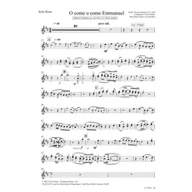 Produktbild des Artikels O Come, O Come Emmanuel (Solohorn) (Noten - Download)
