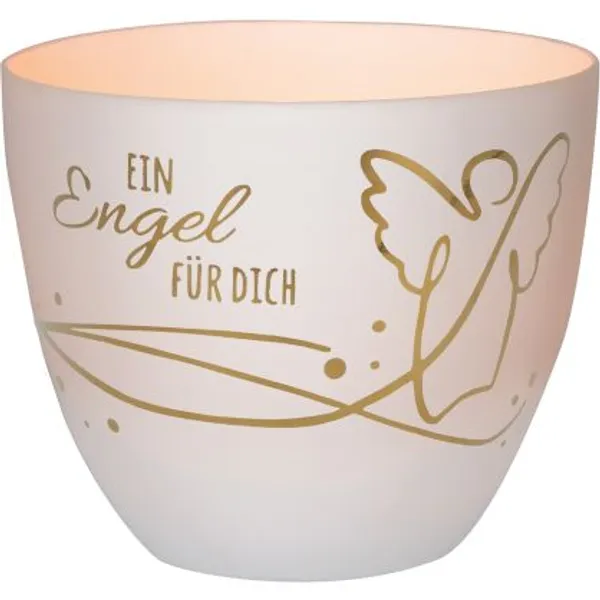Produktbild des Artikels Windlicht LichterZeit "Ein Engel für dich" ()