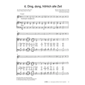 Produktbild des Artikels Ding, dong, fröhlich alle Zeit (Noten - Download)