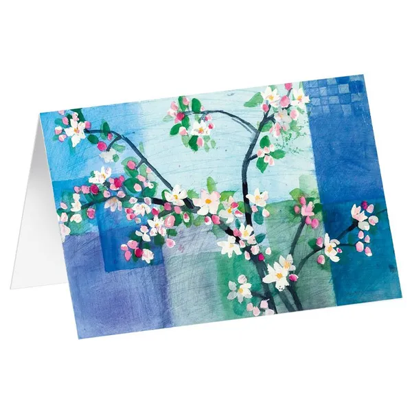 Produktbild des Artikels Kunstkarten "Apfelblüte" 5 Stk. (Schreibwaren)