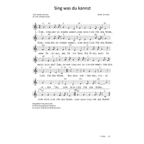 Produktbild des Artikels Sing, was du kannst (Noten - Download)