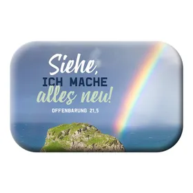 Produktbild des Artikels Jahreslosung 2026 - Magnet "Regenbogen" (Schreibwaren)