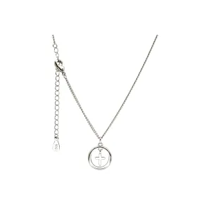 Produktbild des Artikels Halskette "Kreuz im Ring" silber ()