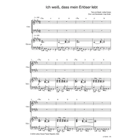 Produktbild des Artikels Ich weiß, dass mein Erlöser lebt (Noten - Download)