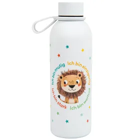 Produktbild des Artikels Trinkflasche Edeltstahl "Löwe" ()