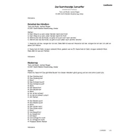 Produktbild des Artikels Der barmherzige Samariter (Liedtexte) (Noten - Download)