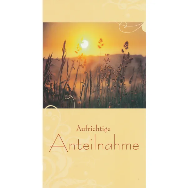 Produktbild des Artikels Faltkarten Trauer - Psalm 23 (Schreibwaren)