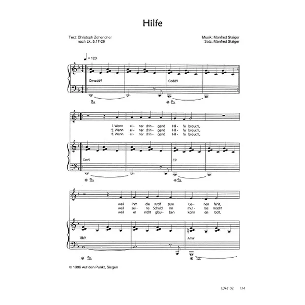 Produktbild des Artikels Hilfe (Noten - Download)