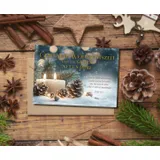 Stimmungsbild zu Faltkarte "Gesegnetes Weihnachtszeit" - Kerzen