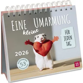 Produktbild des Artikels Eine kleine Umarmung für jeden Tag 2026 - Postkartenkalender (Kalender - Spiralbindung)