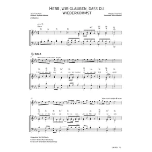 Produktbild des Artikels Herr, wir glauben, dass du wiederkommst (Noten - Download)