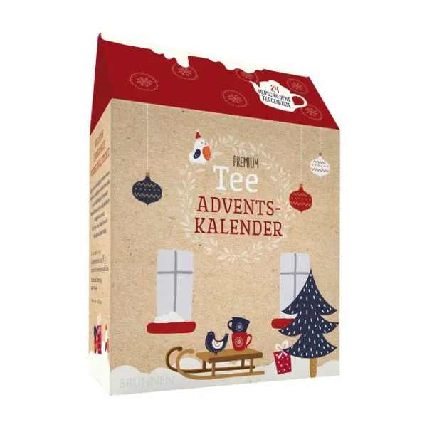 Produktbild des Artikels Tee-Adventskalender 2021 - Motiv Haus (Lebensmittel)