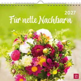Produktbild des Artikels Für nette Nachbarn 2027 - Wandkalender (Kalender - Spiralbindung)