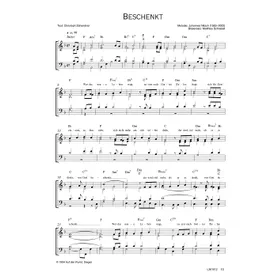 Produktbild des Artikels Beschenkt (Noten - Download)