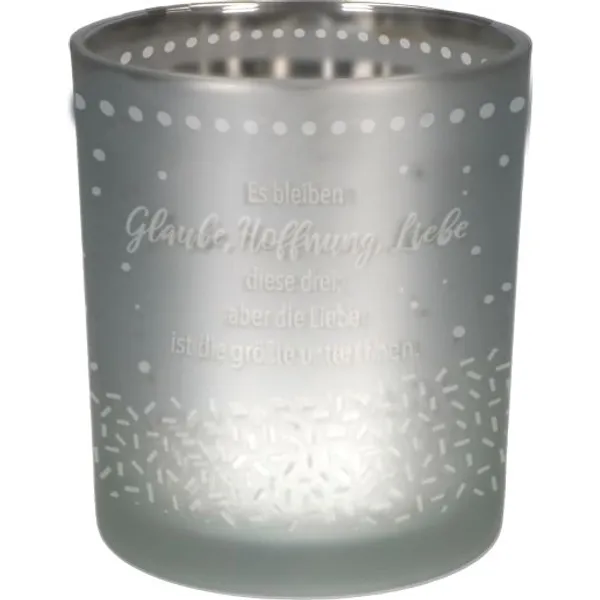 Produktbild des Artikels Windlicht LichtMomente "Glaube, Hoffnung, Liebe" ()