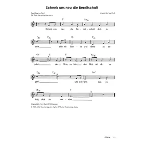 Produktbild des Artikels Schenk uns neu die Bereitschaft (Noten - Download)