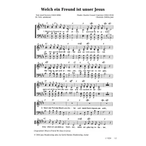 Produktbild des Artikels Welch ein Freund ist unser Jesus (Noten - Download)